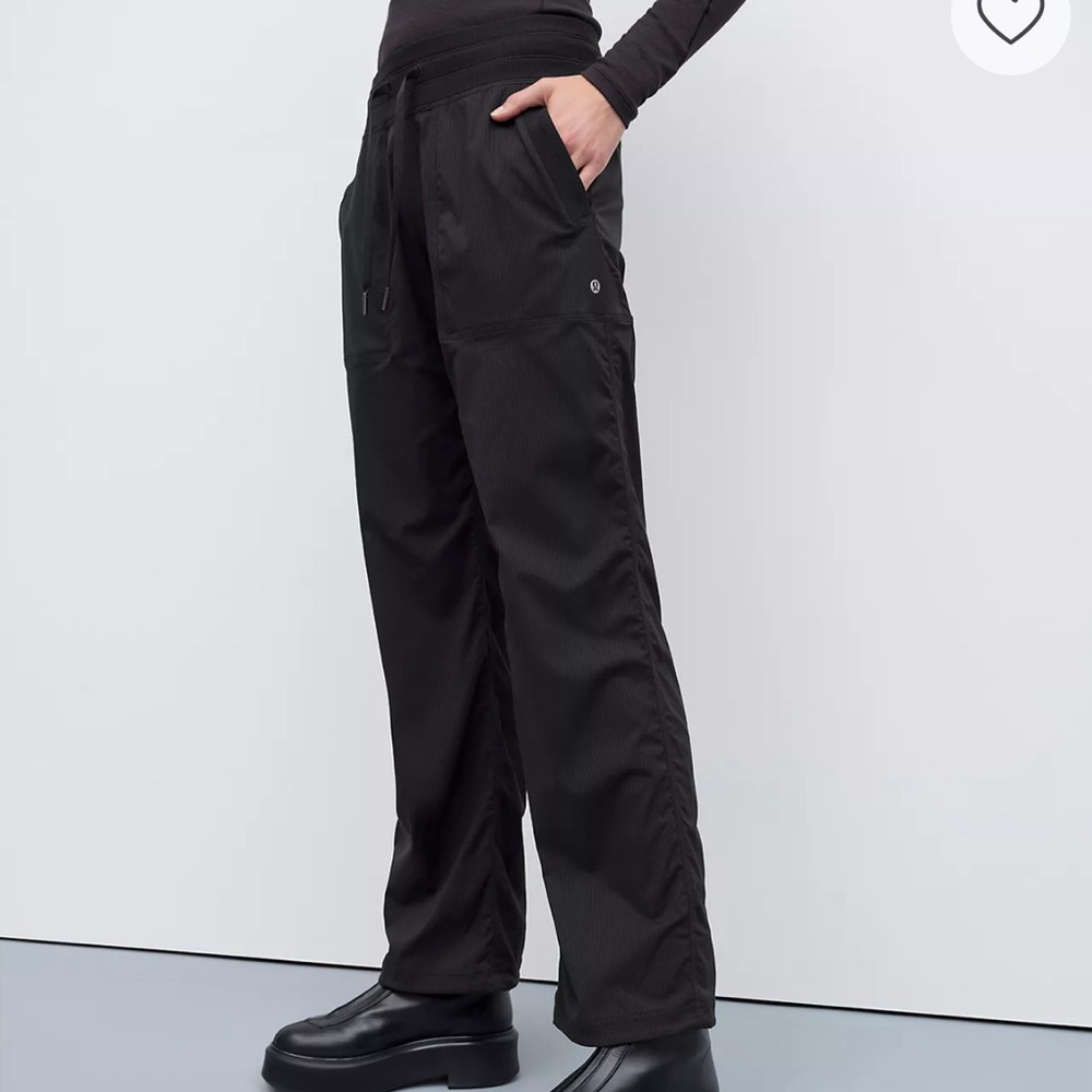 Black lululemon dance studio pants